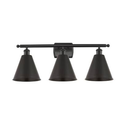 Innovations Lighting Ballston Cone - 3 Light 28" Bath Vanity Light