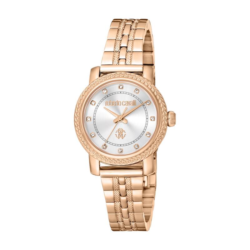 Roberto Cavalli Women RC5L058M0065 Quartz Watch - Rose-Tone