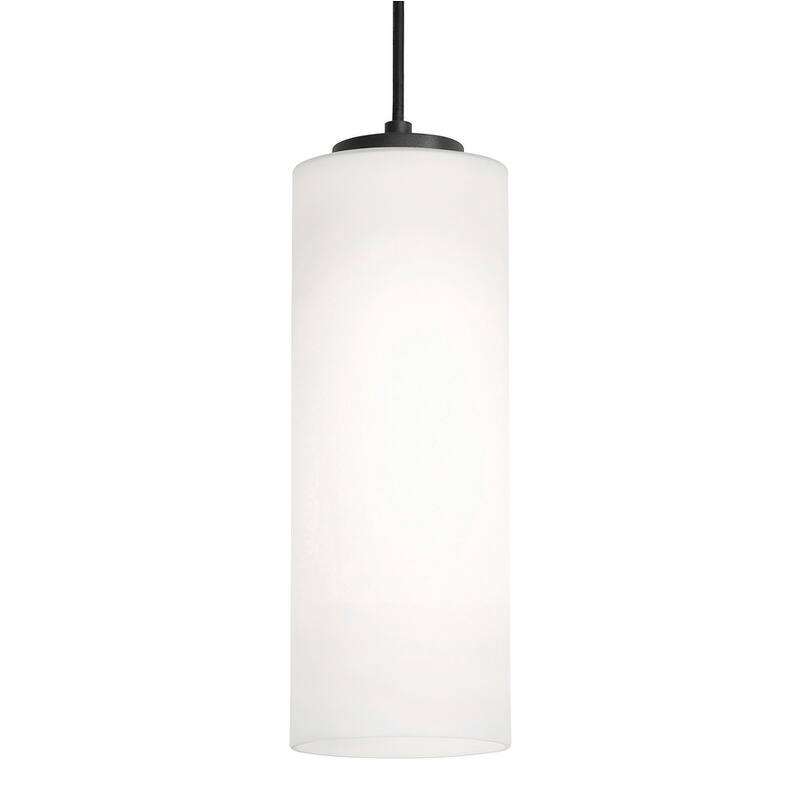 AFX LEOP0412MB Leo 12" Wide Pillar Candle Pendant - Black