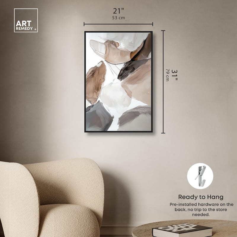 Sedimentary Hues I Canvas by Art Remedy