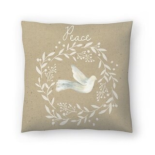 White Dove I by PI Holiday Collection - Decorative Throw Pillow