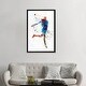 preview thumbnail 10 of 13, iCanvas "Woman Tennis Player 03 In Watercolor" by Paul Rommer Framed