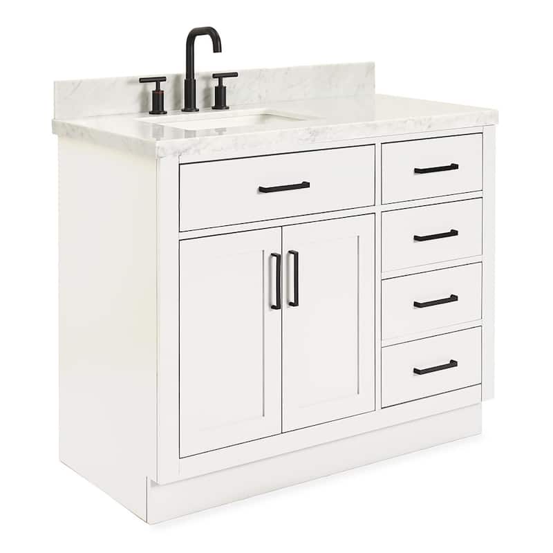Ariel T043SLCWRVO Hepburn 43" Free Standing Single Basin Vanity Set