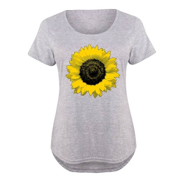 Shop Sunflower Large Ladies Plus Size Scoop Neck Tee