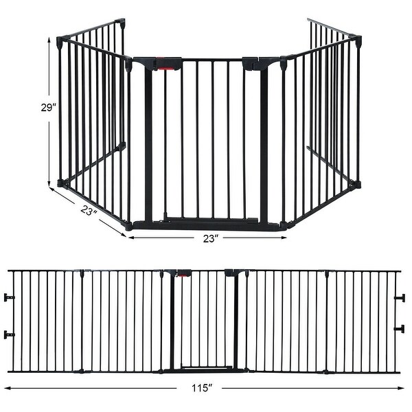 fireplace safety fence