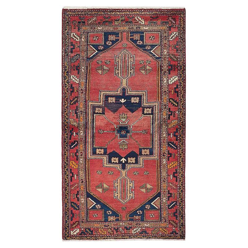 ECARPETGALLERY Hand-knotted Anadol Red Wool Rug - 3'6 x 6'6