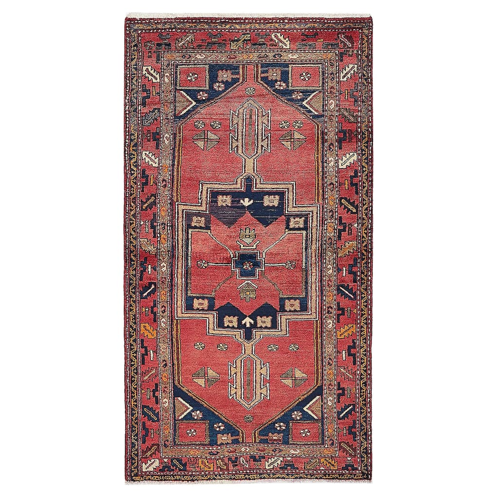 ECARPETGALLERY Hand-knotted Anadol Red Wool Rug - 3'6 x 6'6