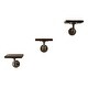 preview thumbnail 18 of 16, Furniture Pipeline Ames 3-piece Industrial Decorative Wall Shelf Set