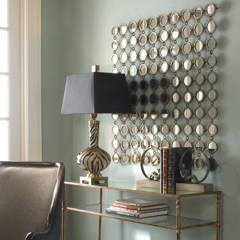 Uttermost Dinuba Large Decorative Wall Mirror Array Panel