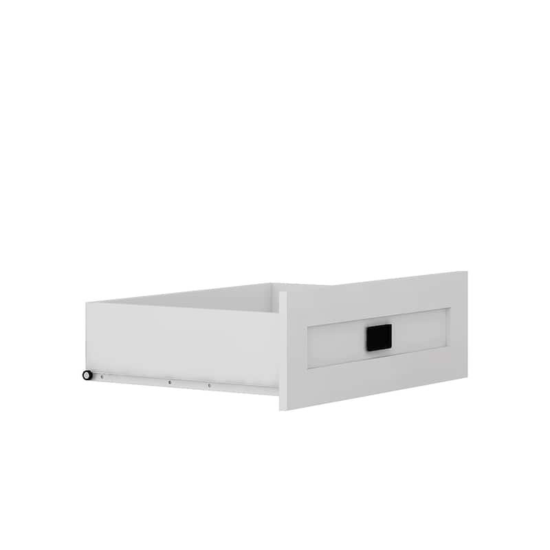 Tall Bedroom Armoire Wardrobe Closet - Clothing Storage Cabinet with Hanging Rod, Barn Doors