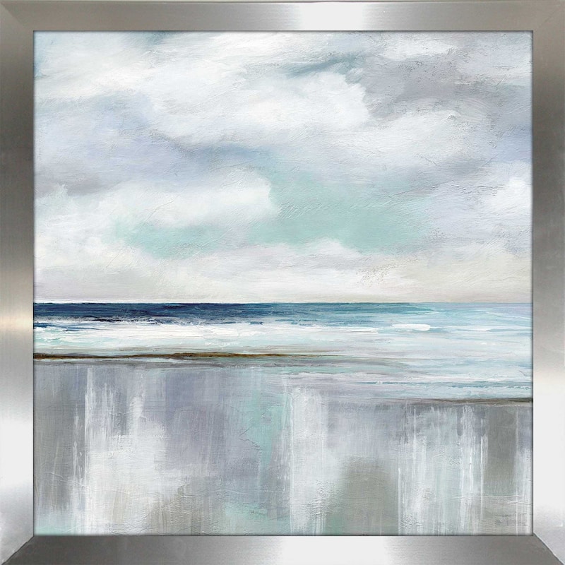 "Cyan Sunrise (Square)" by Nan Print on Acrylic