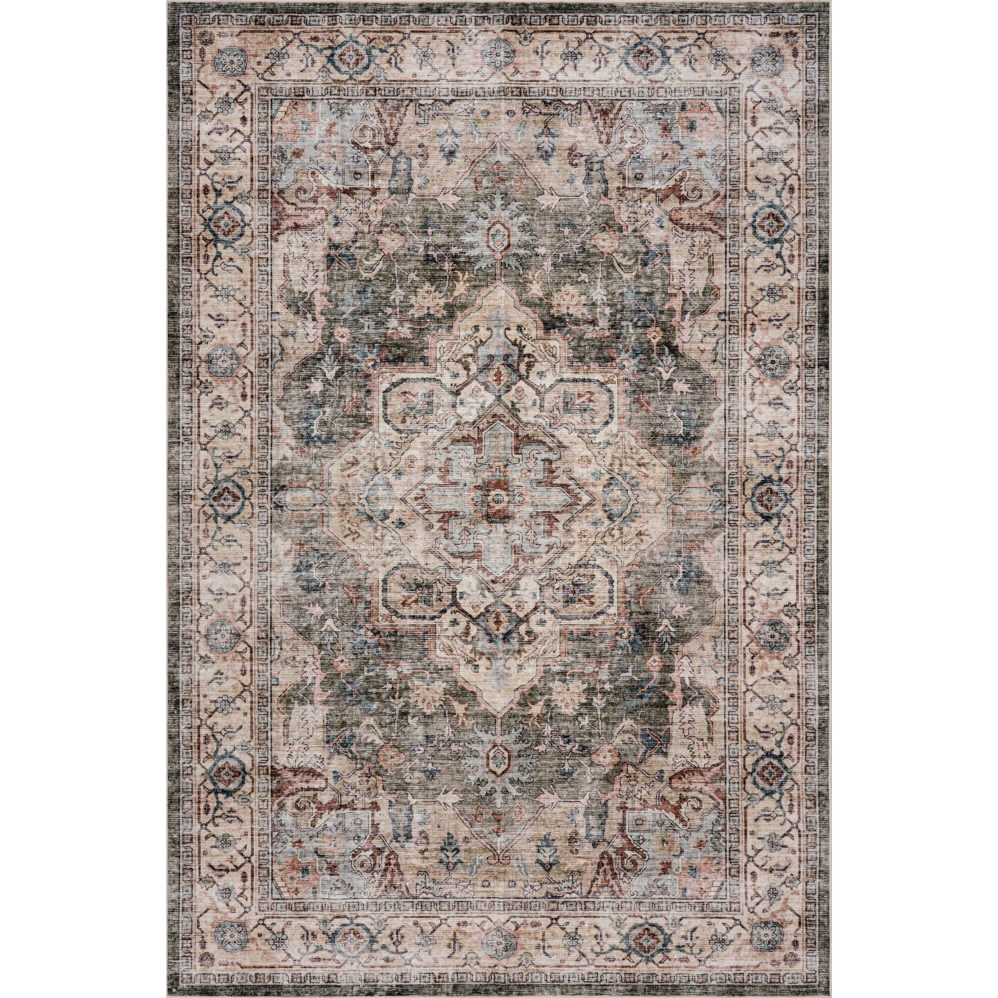 Nuloom Karensa Medallion Washable Rug