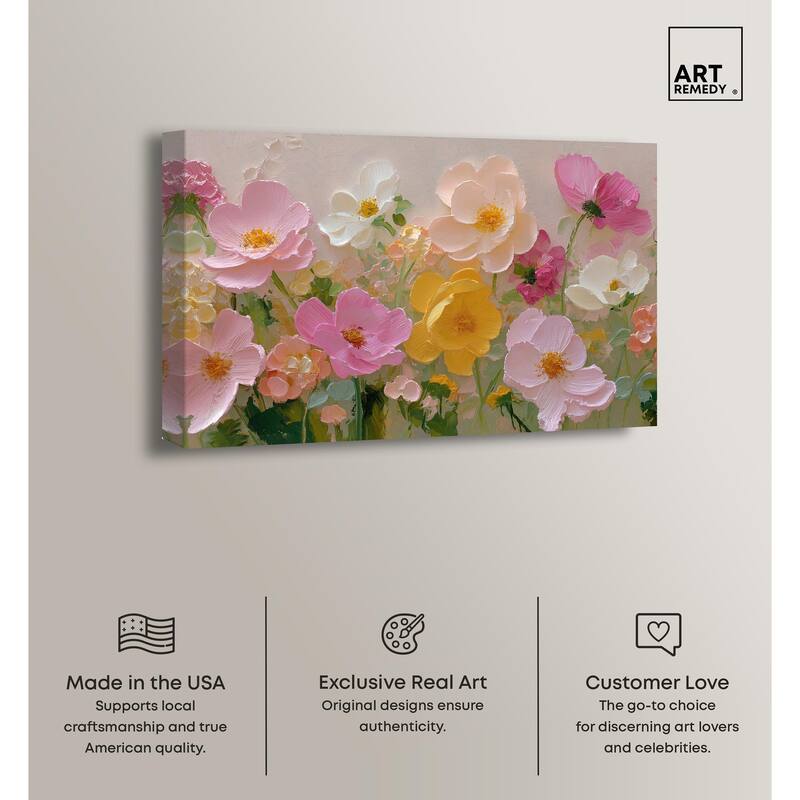 Expressed in Petals II Canvas by Art Remedy, Gallery Wrapped