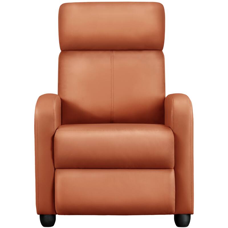 Yaheetech Recliner Chair PU Leather Adjustable Reclining Chair Sofa