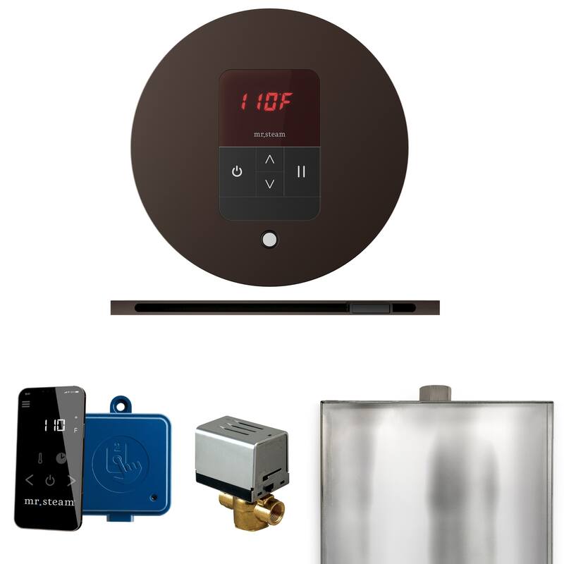 Mr Steam BBRL Basic Butler Linear Package Steam Shower Control Package - Oil-Rubbed Bronze