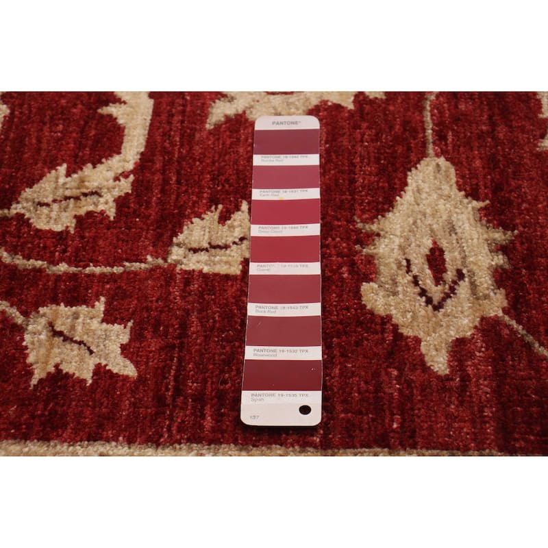 ECARPETGALLERY Hand-knotted Chobi Finest Red Wool Rug - 4'7 x 6'9