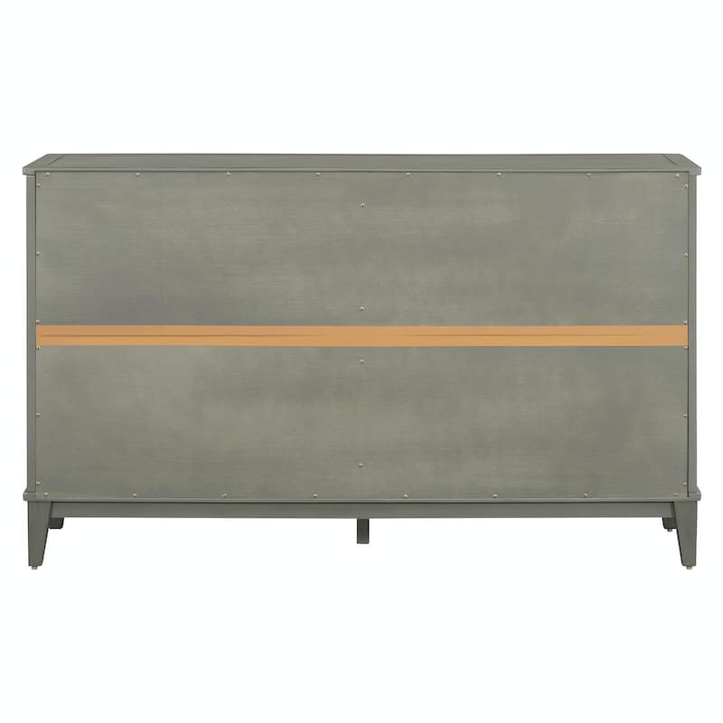 4-Door Sideboard with Large Storage and Adjustable Shelves
