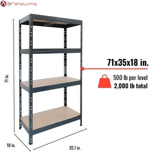 Garage COMBINABLE Metal Shelving Collection by Ar Shelving