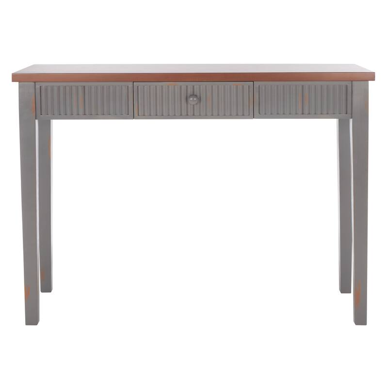 SAFAVIEH Loma Grey Console Table - 43.3" x 15.8" x 32" - 43Wx16Dx32H - Taupe