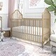 preview thumbnail 2 of 54, Little Seeds Lanley Metal Crib Gold