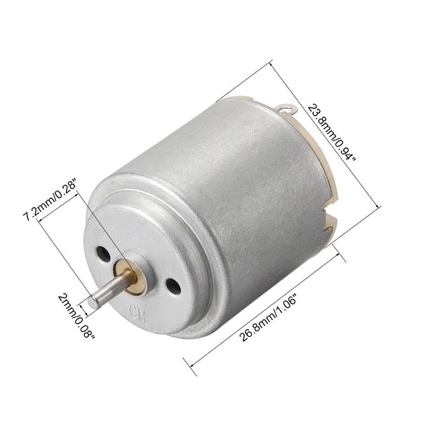 DC Motor 5.5V 10000RPM 0.04A Electric Motor Round Shaft for RC Toys ...