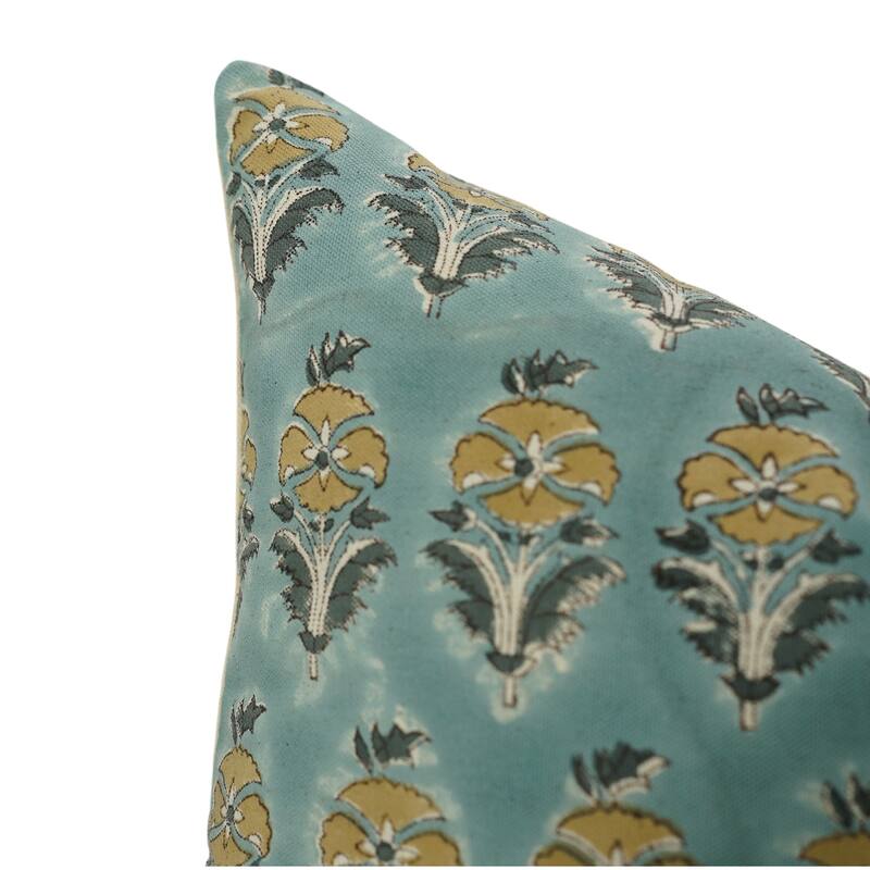 Cotton Bohemian Block print pillow Cover Mormukut