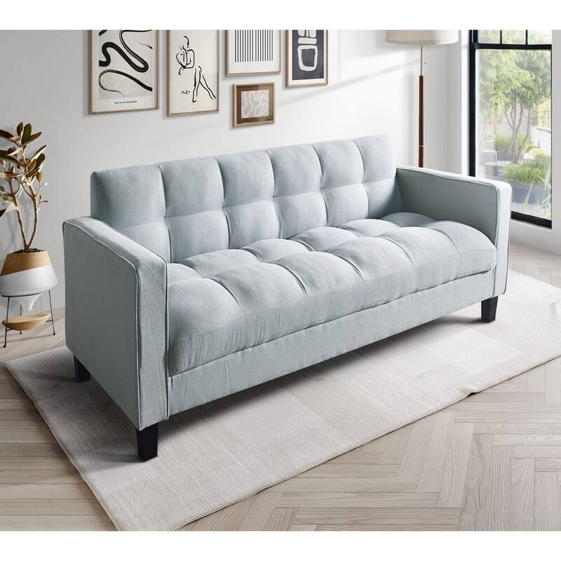 Vernal Upholstered Square Arm Loveseat / Sofa