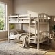 preview thumbnail 13 of 16, Meble Furniture Noah Bunk Bed (79"W x 62"H) - Modern Kids Twin Over Twin