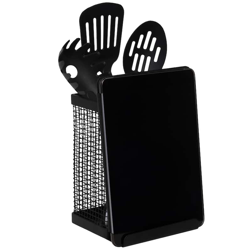 Kitchen Details Industrial Collection Tablet and Utensil Holder