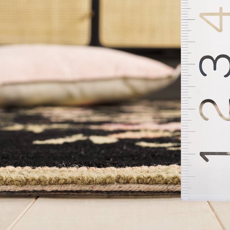 SAFAVIEH Handmade Chelsea Rodovica Floral French Country Wool Rug