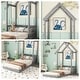preview thumbnail 12 of 22, Twin House Roof Headboard Floor Bed