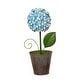 preview thumbnail 1 of 3, 16.3 Inch Battery Operated Metal Flower Tabletop Decor