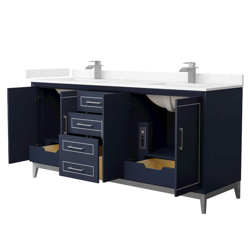 Wyndham Collection WCH515172D-VCA-UNSMXX Marlena 72" Free Standing