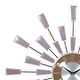 preview thumbnail 45 of 68, Gold / Copper / or Silver Iron Metal Starburst Sun Glam Wall Clock