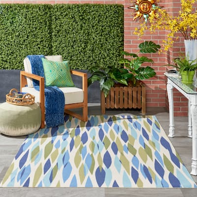 Waverly Sun N' Shade Modern Abstract Indoor Outdoor Area Rug