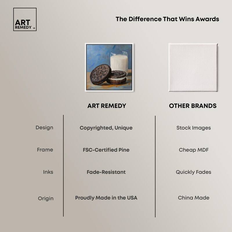 Ode to the Oreo Canvas by Art Remedy