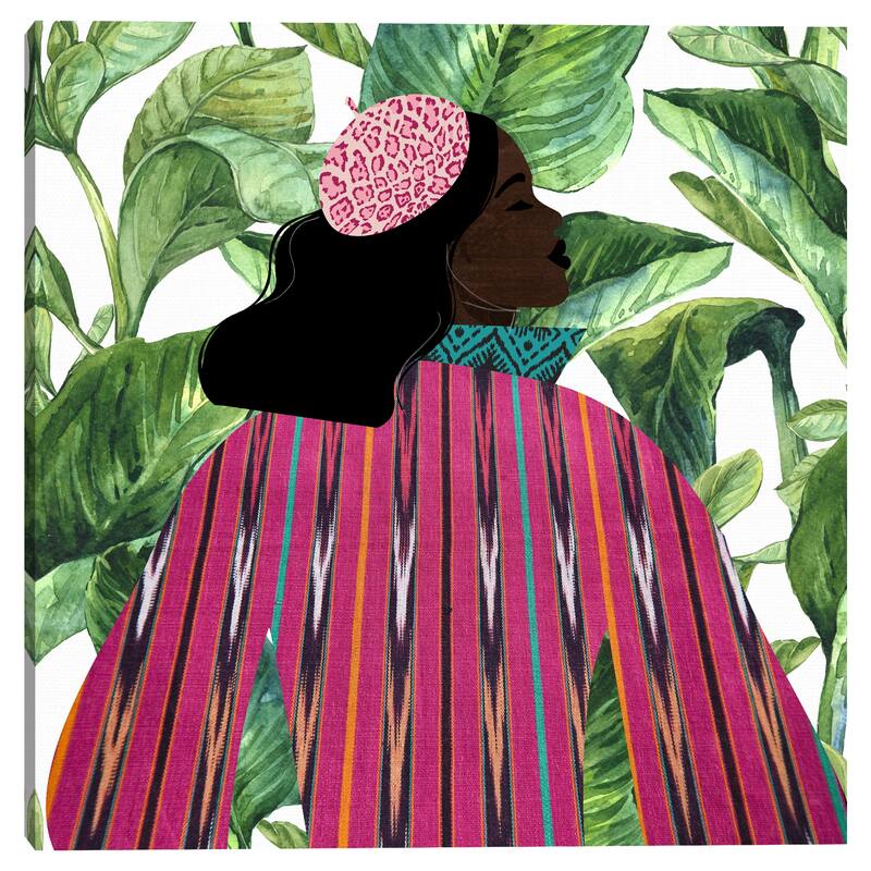 Girlie Girl Palm by Synthia SAINT JAMES Canvas Art Print