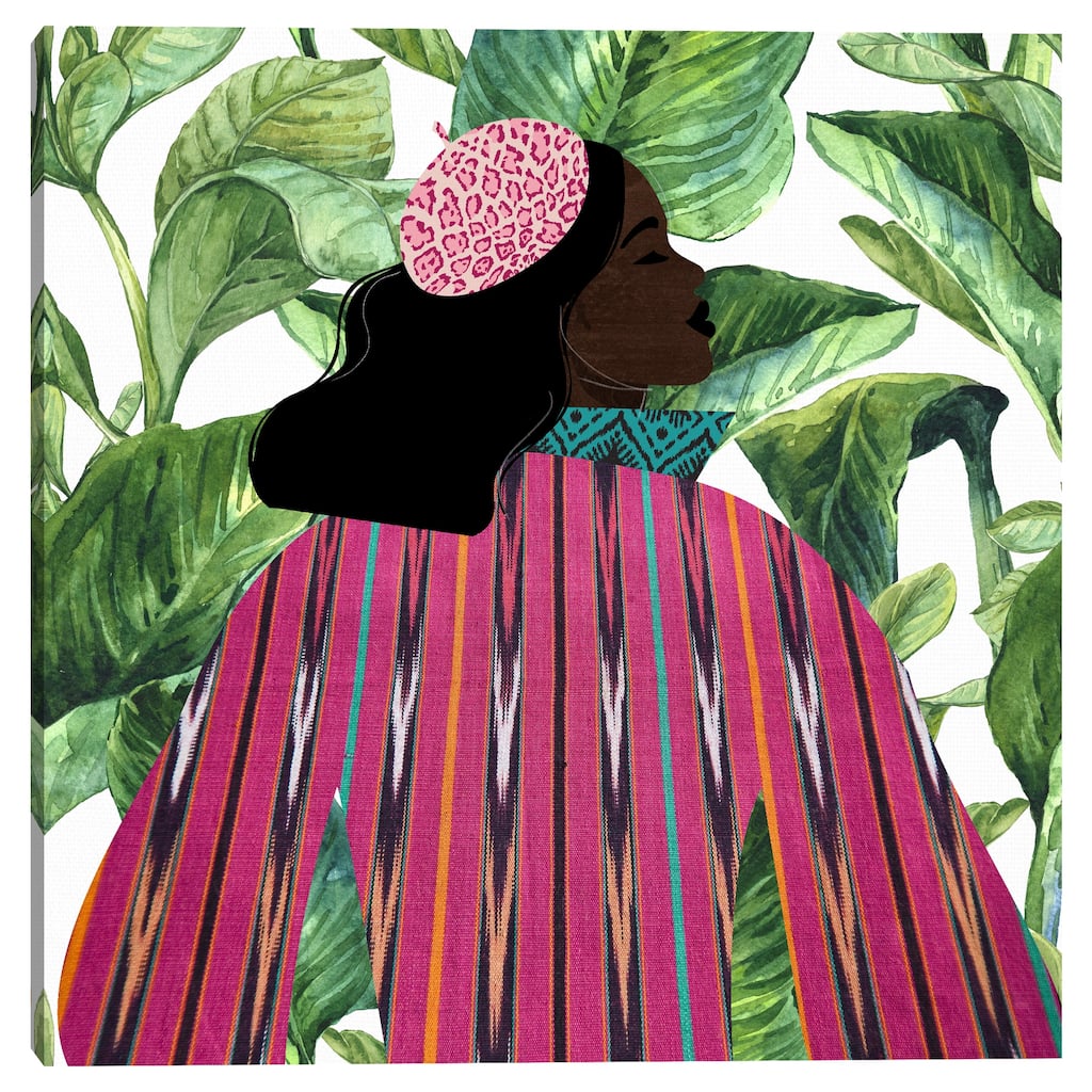 Girlie Girl Palm by Synthia SAINT JAMES Canvas Art Print