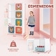 preview thumbnail 21 of 28, Costway 8-Cube Kids Wardrobe Baby Dresser Bedroom Armoire Clothes