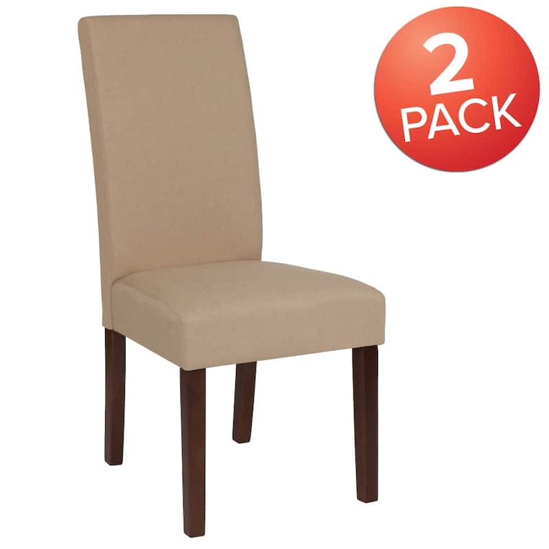 Upholstered Wood Parsons Chair (Set of 2) - 19"W x 21.5"D x 40"H