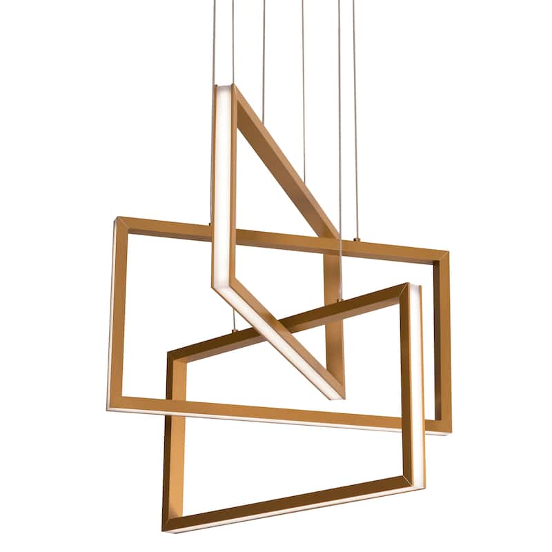 AFX Cole LED Pendant - Medium 24 inch - Gold