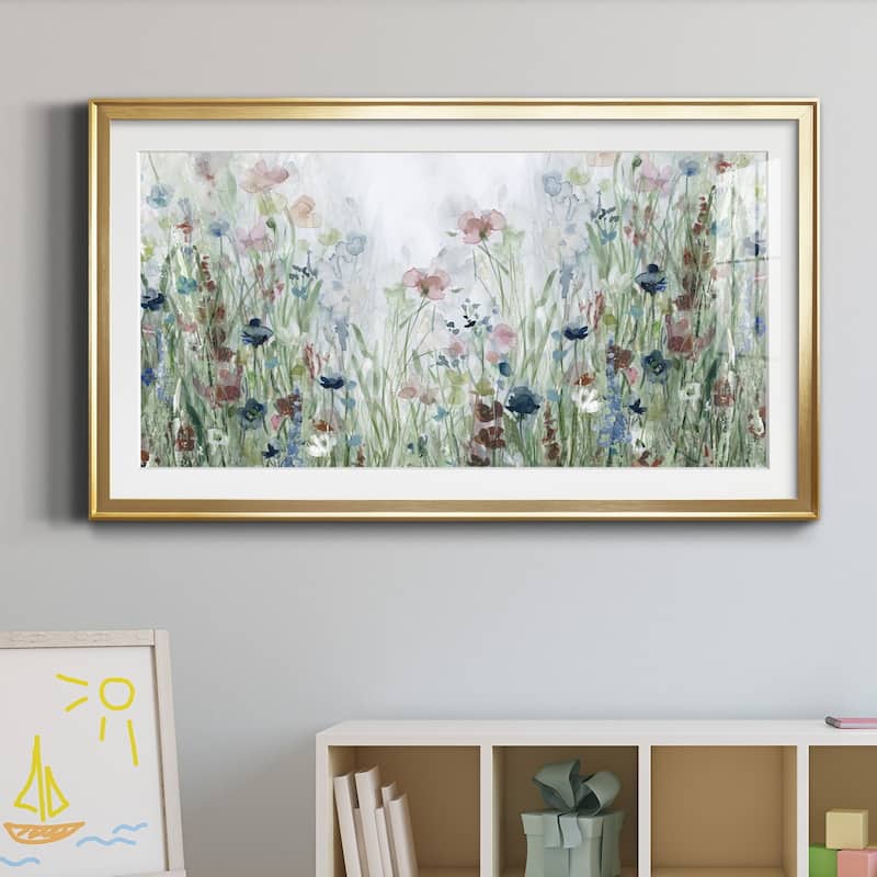 Wildflower Fields- Premium Gallery Framed Print - Ready to Hang
