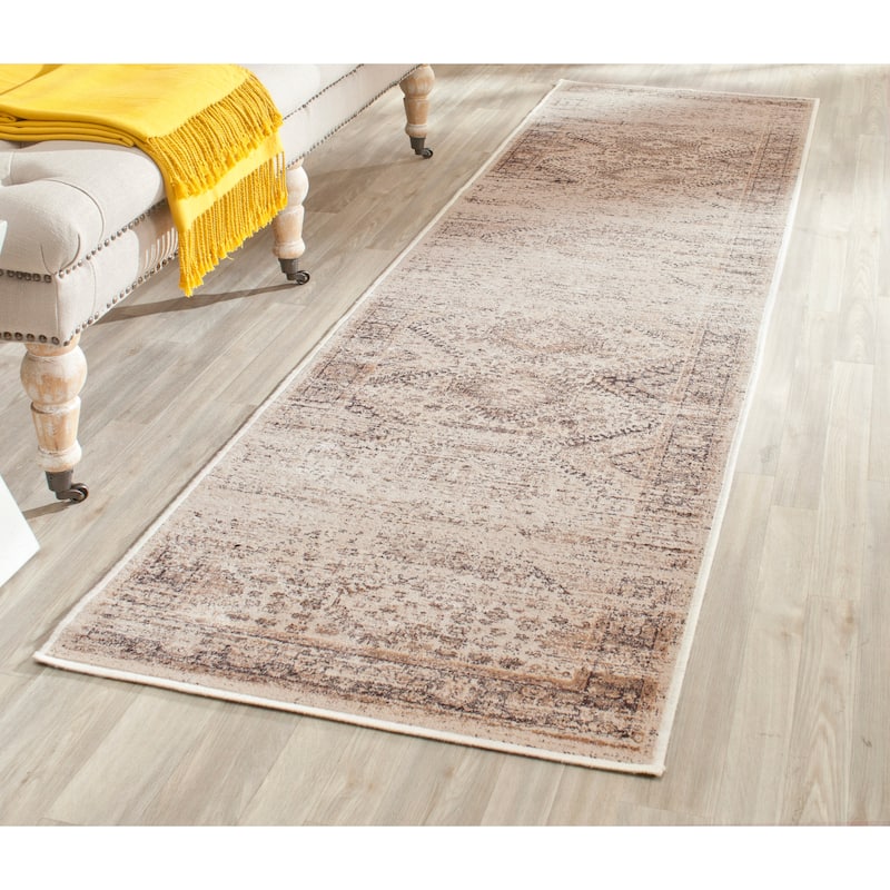 SAFAVIEH Vintage Distressed Boho Leola Oriental Rug - 2'2" x 7'2" Runner - Stone