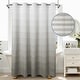 preview thumbnail 2 of 16, No Hook Ombre Waffle Shower Curtain with Snap-in Liner
