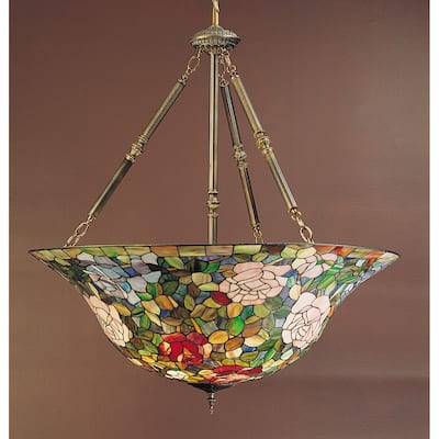 Meyda Tiffany 5 Light 38" Wide Pendant with Handmade Shade