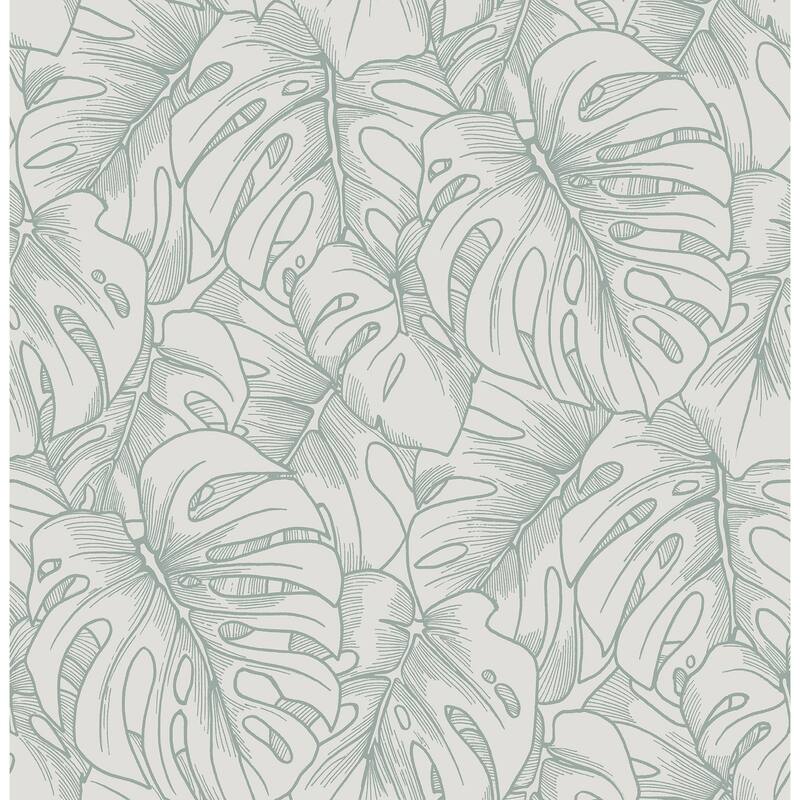 Scott Living Balboa Olive Botanical Wallpaper