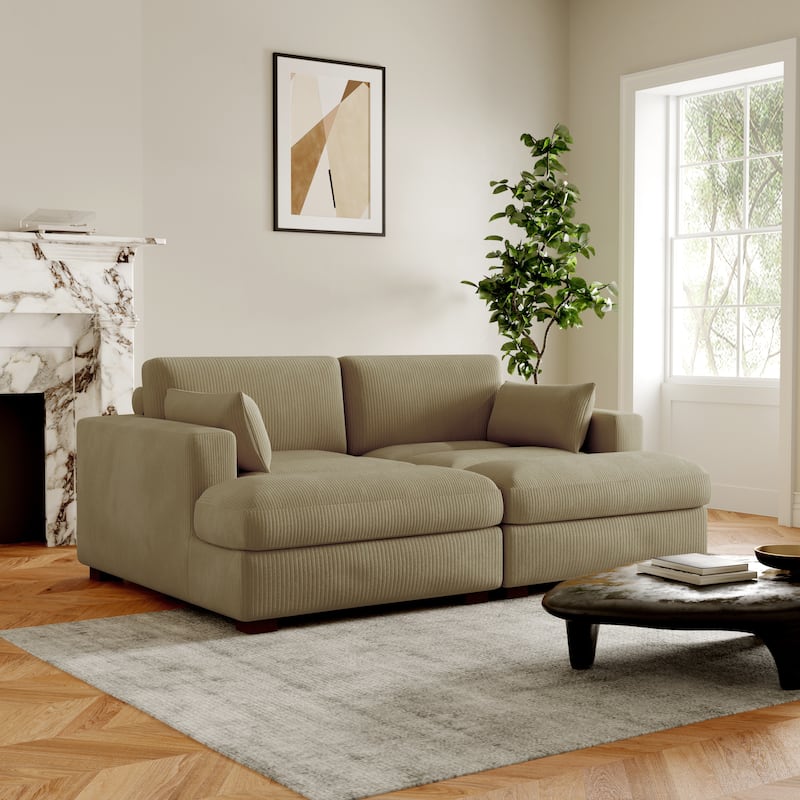 Left and Right Sectional Sofa Set Chaise Lounge Sofa Chair