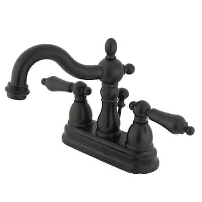 Kingston Brass Heritage 1.2 GPM Centerset Bathroom Faucet with Pop-Up