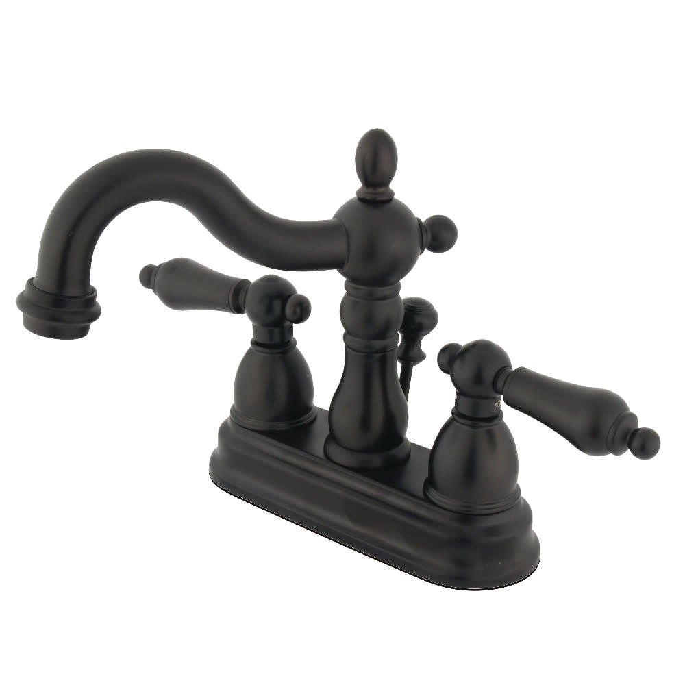 Kingston Brass Heritage 1.2 GPM Centerset Bathroom Faucet with Pop-Up