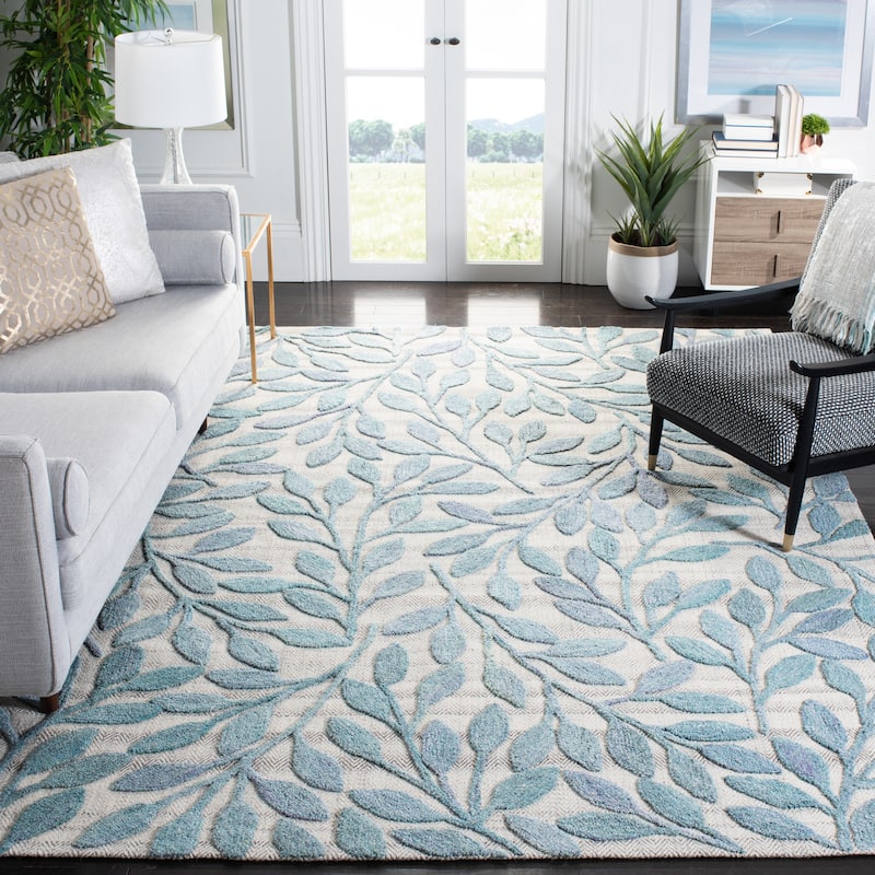 SAFAVIEH Handmade Southampton Kelsea Wool Rug - 8' x 10' - Blue